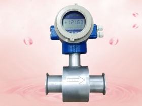 Cable-mounted electromagnetic flowmeter